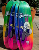 Heroin Scrambler Egg Skateboard Deck Rainbow 7.8x26.5