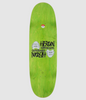 Heroin Auntie Razor Egg Skateboard Deck Green Stain 9.75x14.25WB