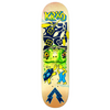 Krooked Cernicky Mad Turtle Skateboard Deck Natural Green 8.5x13.75