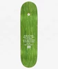 Krooked Narvaez F-Off Skateboard Deck Natural Green 8.38x14.5WB
