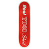 Real Ishod Shapecode TwinTail Skateboard Deck White Red 8.5x14.5WB