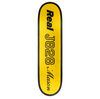 Real Mason Shapecode Skateboard Deck Yellow Black 8.28x14.12WB