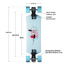 Loaded Tangent Skateboard Complete Dad Bod Blue 35.75 x 9.75