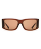 Crap Kush Cowboy Sunglasses Root Beer Sand
