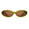 Crap Sweet Leaf Sunglasses Olive Amber