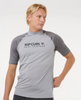 Rip Curl SS Shock UPF Tshirt Mens Grey Marle