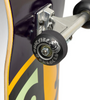 Krooked Glow Eyes Skateboard Complete Midnight Orange 8.25x14.38WB