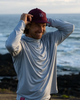 Follow Sun Hood Longsleeve Tee UPF Light Grey