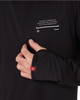 Follow Sun Hood Longsleeve Tee UPF Black