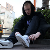 Lakai Cambridge Suede Shoes White Leather