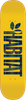 HABITAT APEX BOLD SKATEBOARD DECK-8.5 YELLOW TT