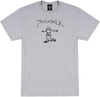 THRASHER GONZ LOGO SS TSHIRT M-GREY/BLACK