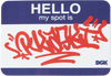 DGK MY SPOT IS PULASKI STICKER