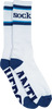 ANTI HERO SOCK LOGO CREW SOCK WHITE/NAVY/CYAN