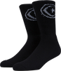 FOUNDATION STAR AND MOON SOCKS BLACK 1pr