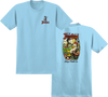 ANTI HERO JALOPI YARDBIRD SS TSHIRT L-HEATHER LIGHT BLUE