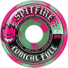 SPITFIRE F4 99A CONICAL FULL 53MM PINK/TEAL SWIRL WHEELS SET