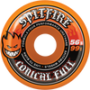 SPITFIRE F4 99A CONICAL FULL 56MM ORANGE WHEELS SET