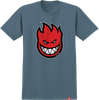 SPITFIRE BIGHEAD FILL SS TSHIRT XL-INDIGO BLUE/RED/BLK/WHT
