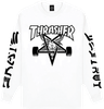 THRASHER GOAT DESTROY LONGSLEEVE XL-WHITE/BLK