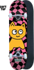 MEOW BIG CAT CHECKER TWIST SOFT TOP COMP-6.5 PINK