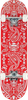SPEED DEMONS BANDANA SKATEBOARD COMPLETE-7.75 RED/WHT