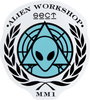 ALIEN WORKSHOP AWOL DECAL BLUE SINGLE