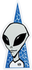 ALIEN WORKSHOP VISITOR DECAL BLUE SINGLE