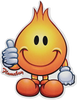 WORLD INDUSTRIES FLAMBOY DIE CUT STICKER SINGLE