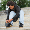 Lakai Cambridge Suede Shoes Salabanzi Black Red