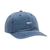 Obey Pigment Bold 6 Panel Hat Blue Strapback