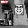 Obey Pigment Bold 6 Panel Hat Blue Strapback