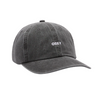 Obey Pigment Bold 6 Panel Hat Black Strapback