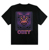 Obey Heat Map Icon Tshirt Black