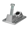 SlappyST1 8hole Hollow Baseplate Silver 8hole
