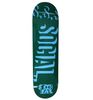 Social Hit Stix Skateboard Deck Green Blue 8.375 -O