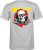 POWEL PERALTA RIPPER YOUTH SS TSHIRT MEDIUM GREY