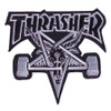 THRASHER SKATE GOAT PATCH BLACK SILVER