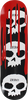 ZERO 3 SKULL BLOOD CULT BLK Skateboard Deck-7.75