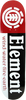 ELEMENT SECTION  BLACK SKATEBOARD DECK- 7.5 thriftwood
