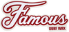 FAMOUS LOGO 7" STICKER single