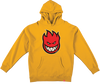 SPITFIRE BIGHEAD FILL HOODIE SWEATSHIRT XXLARGE GOLD/RD/WT/BK