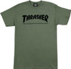 THRASHER SKATE MAG SS SMALL ARMY BLK