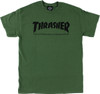 THRASHER SKATE MAG SS MEDIUM ARMY BLK
