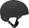 INDUSTRIAL FLAT BLACK SKATE HELMET SM