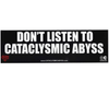 FOUNDATION DONT LISTEN DECAL