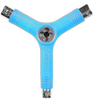 PIG SKATE SKATE TOOL-NEON BLUE tri-socket threader