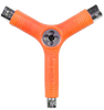 PIG SKATE SKATE TOOL-NEON ORANGE tri-socket threader