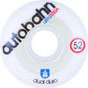 AUTOBAHN DUAL DUROMETER ULTRA 52mm WHT CLR Skateboard Wheels