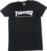 THRASHER MAG LOGO GIRLS SS SMALL BLACK